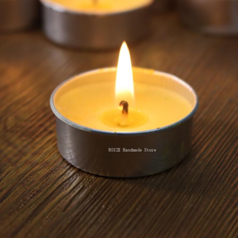 Candle Making Ingredients - Empty Tea Wax Circular Aluminum Box