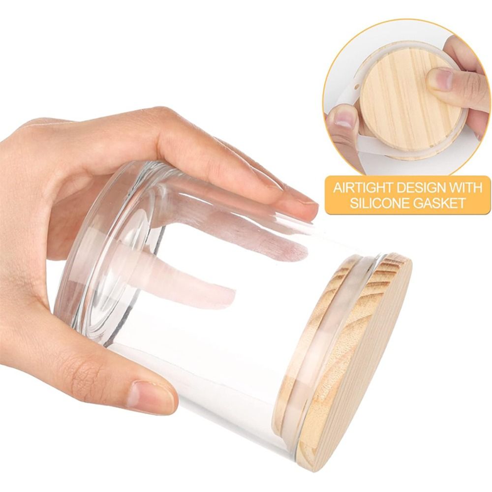 Clear Glass Candle Jars Transp - огляд і ціна Candle Making Glass Jars