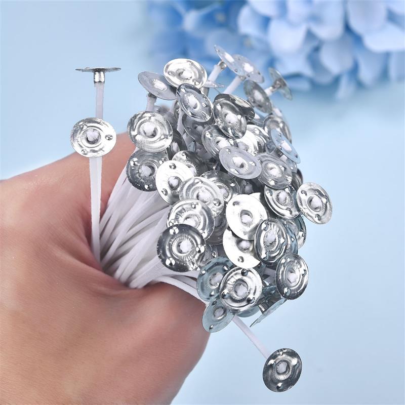 100pcs Smokeless Candle Wicks  - огляд і ціна Cotton Wick Pre Tabbed