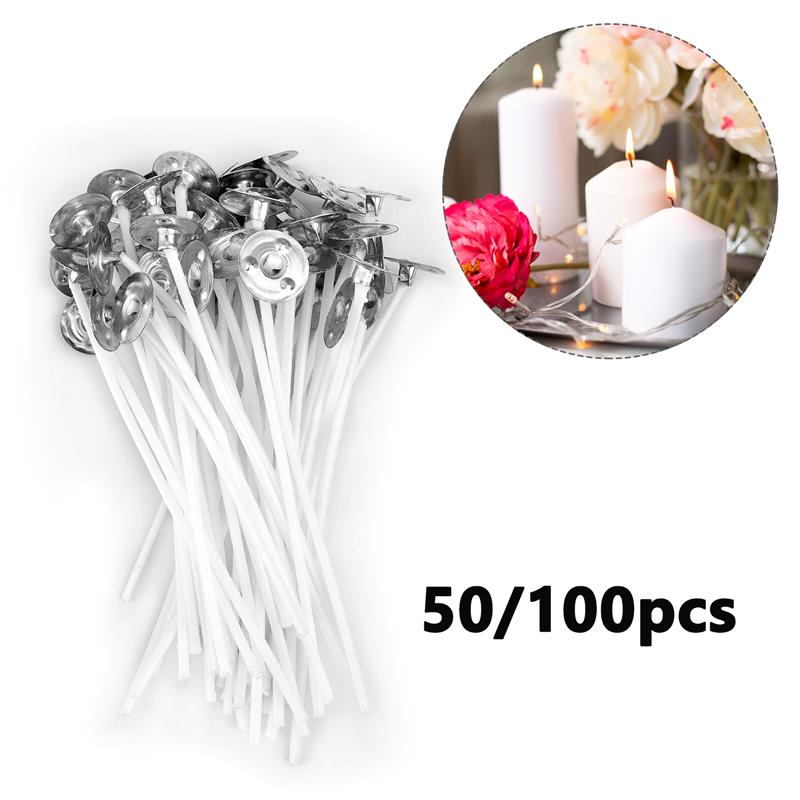 Smokeless Candle Wicks 2.6-20c - огляд і ціна Cotton Wick Pre Tabbed