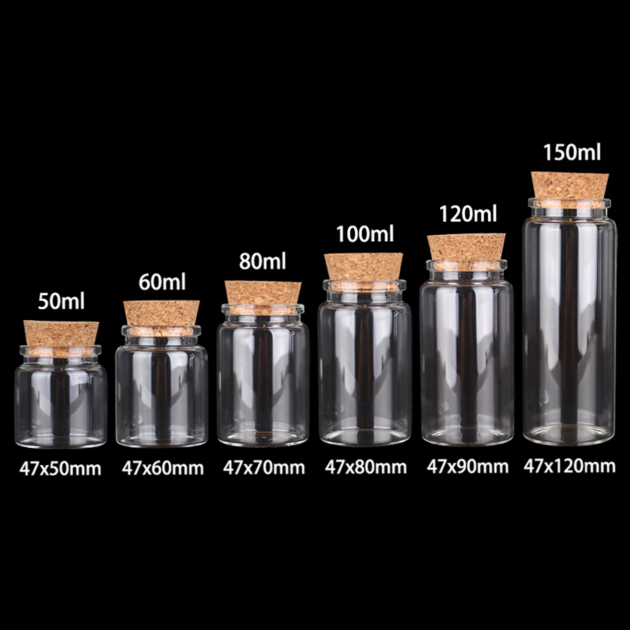 2pcs/lot 50ml 60ml 80ml 100ml  - огляд і ціна Candle Making Glass Jars
