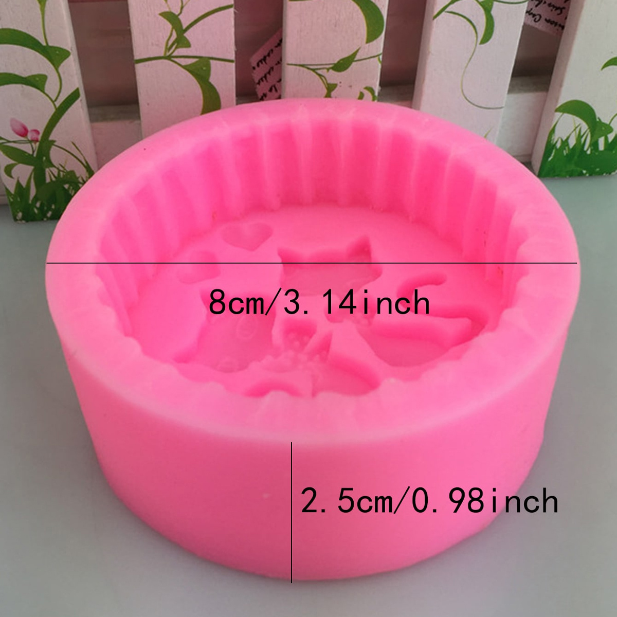 1-Piece Silicone Cat Soap Mold - огляд і ціна Candle Making Ingredients