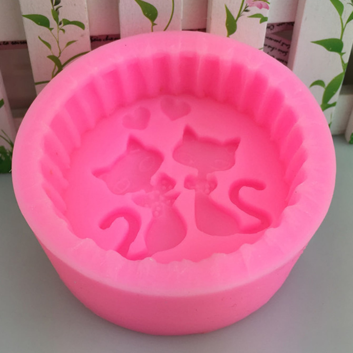 1-Piece Silicone Cat Soap Mold - огляд і ціна Candle Making Ingredients