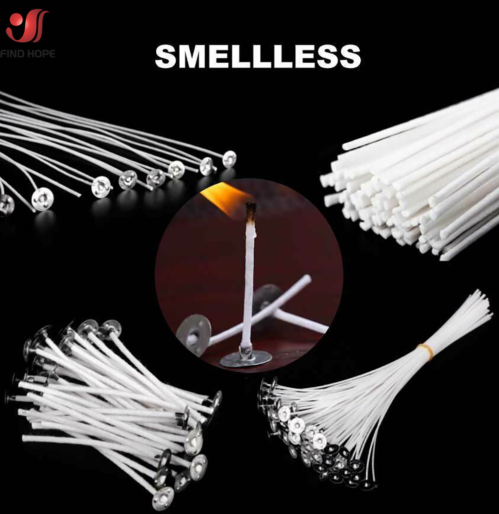 100pcs Smokeless Candle Wicks  - огляд і ціна Cotton Wick Pre Tabbed