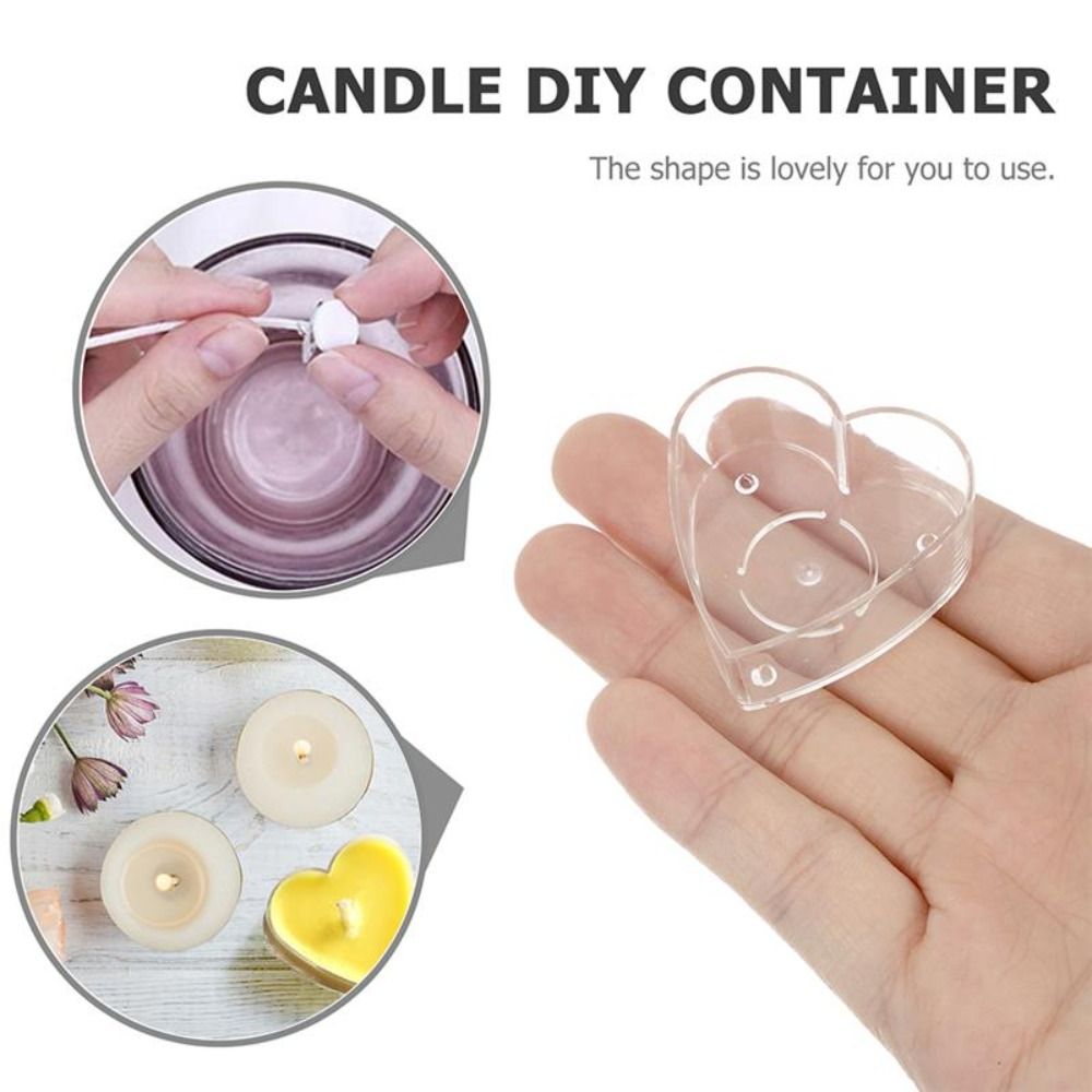 10Pcs DIY Art Light Candle Mak - огляд і ціна Candle Making Glass Jars