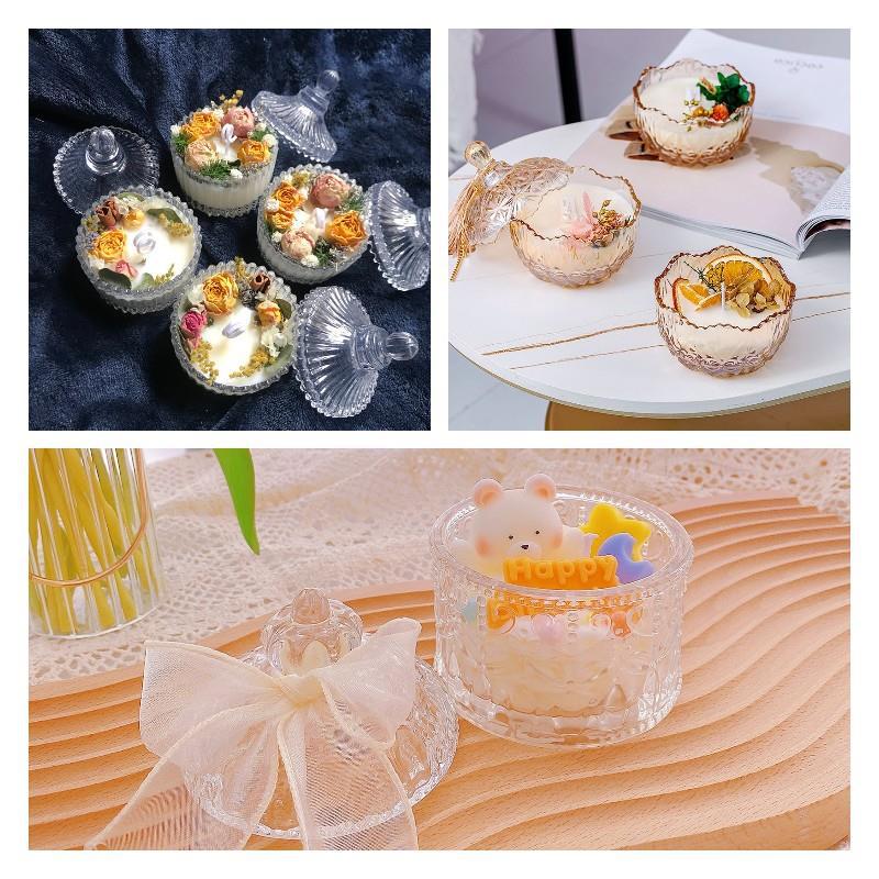 French Glass Aromatic Candle D - огляд і ціна Candle Making Glass Jars
