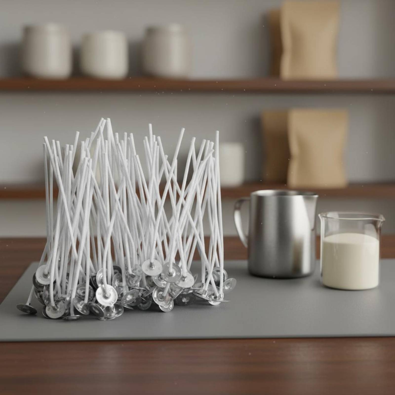50 Pieces Cotton Candle Wicks  - огляд і ціна Cotton Wick Pre Tabbed