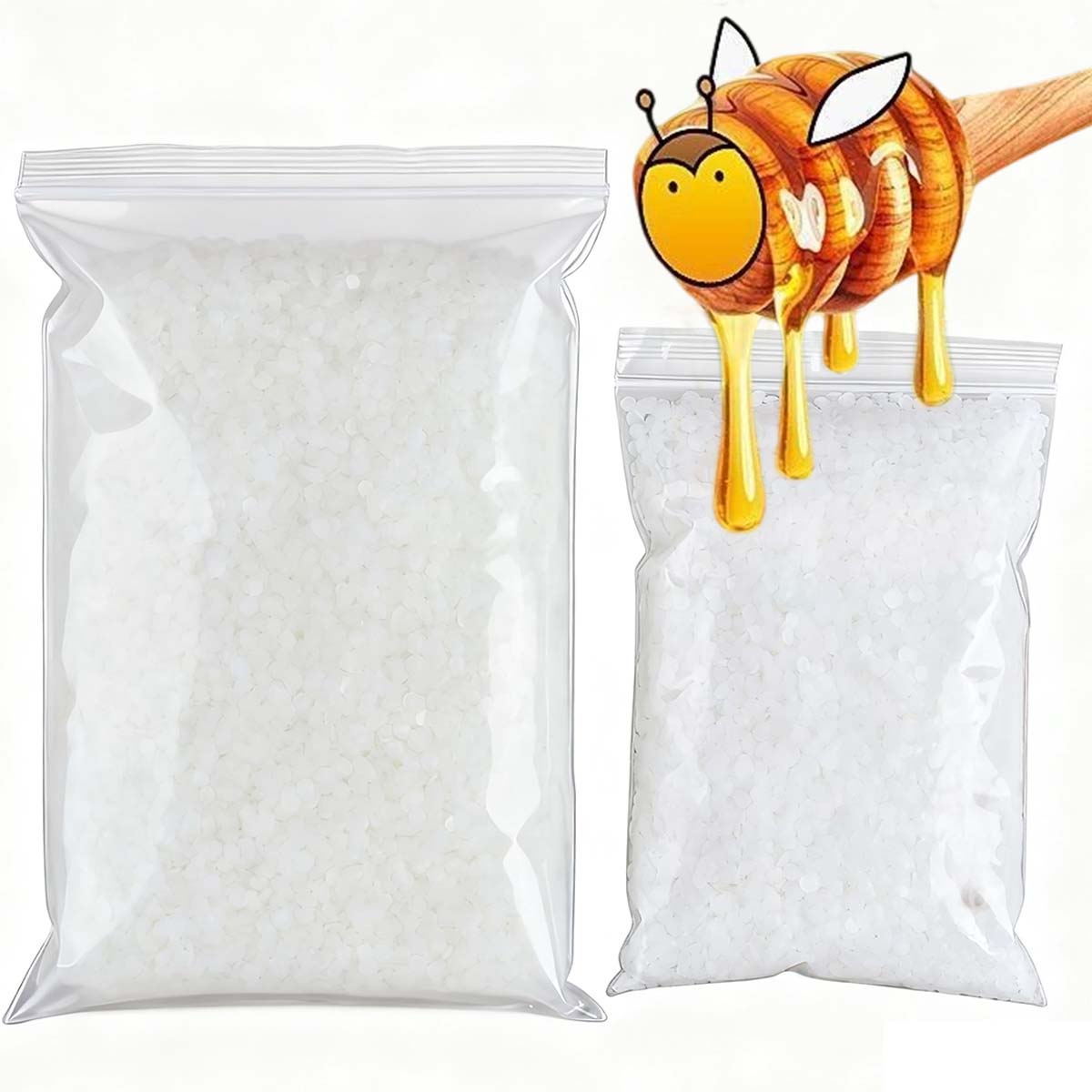 200g-1000g White Beeswax Pure  - огляд і ціна Candle Making Ingredients