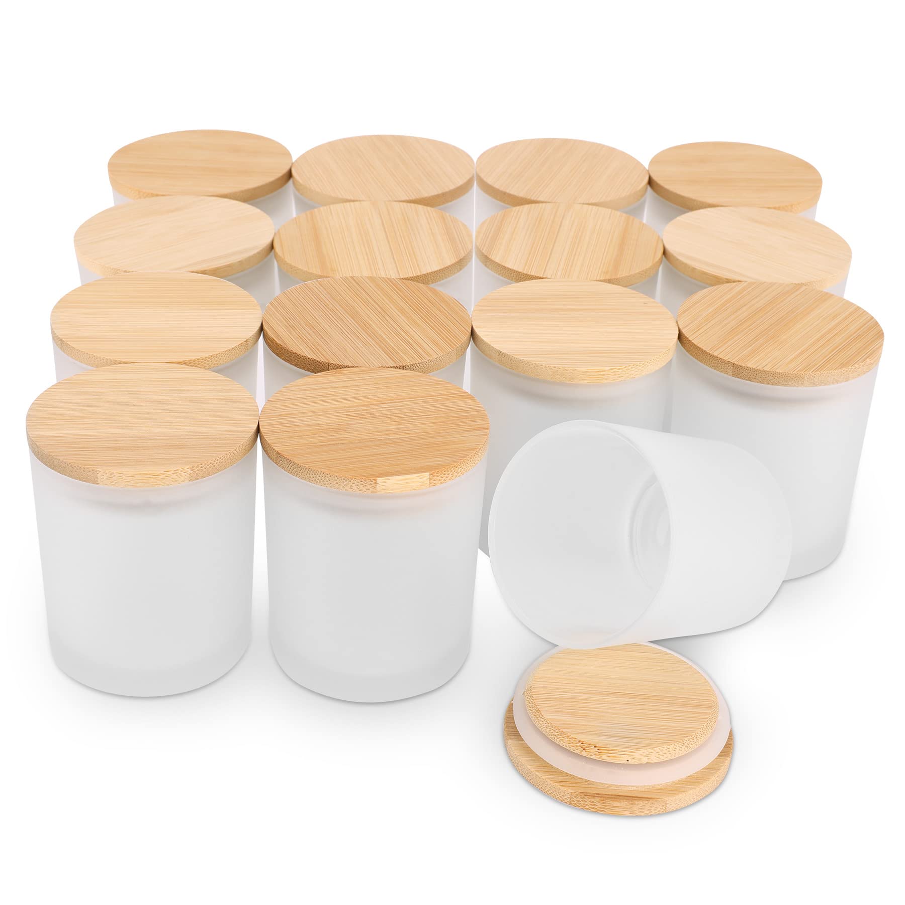6-Pack 6OZ Frosted Amber Glass - огляд і ціна Candle Making Glass Jars