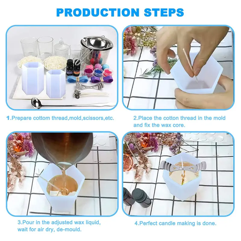 Cylinder Silicone Candle Molds - огляд і ціна Candle Making Ingredients