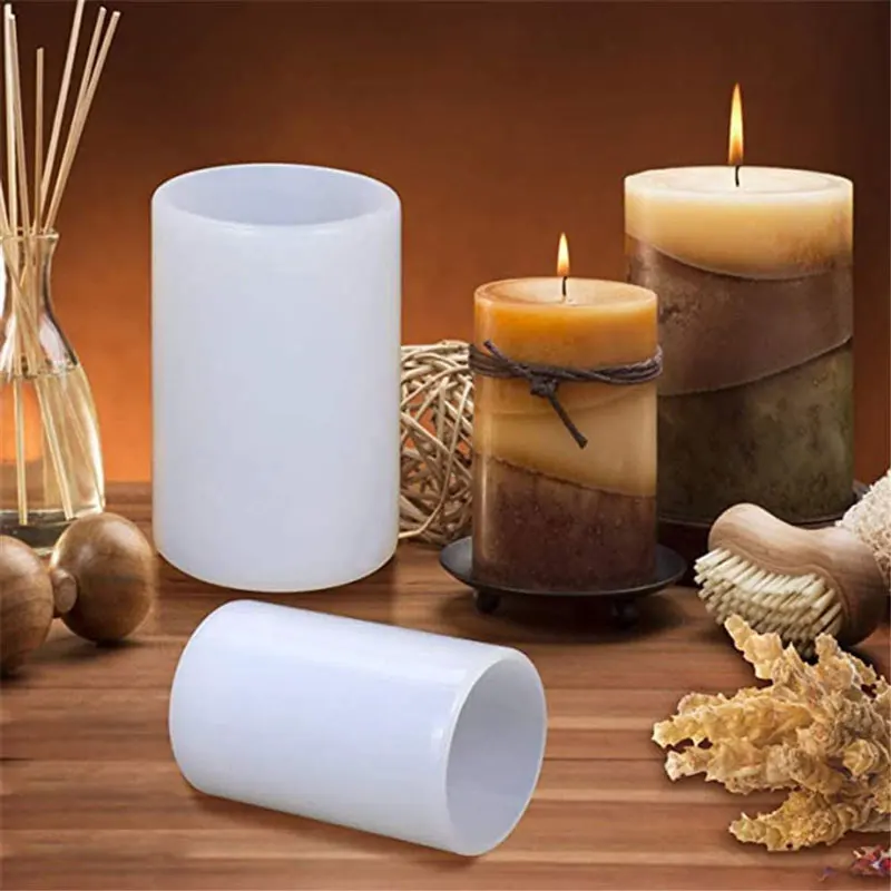 Cylinder Silicone Candle Molds - огляд і ціна Candle Making Ingredients