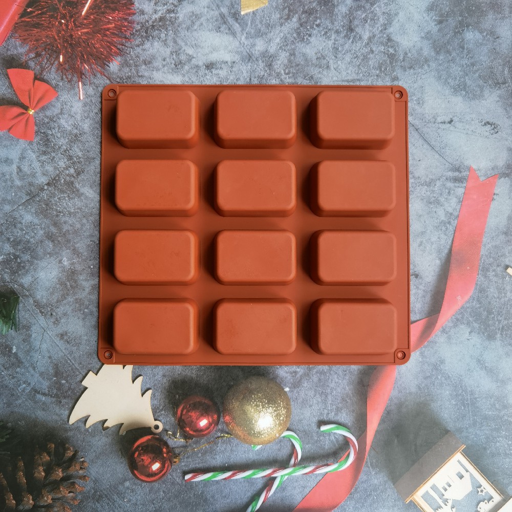 12 Cavity Square Silicone Soap - огляд і ціна Candle Making Ingredients