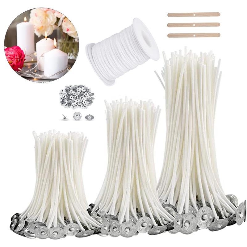 1-110pcs Smokeless Candle Wick - огляд і ціна Cotton Wick Pre Tabbed